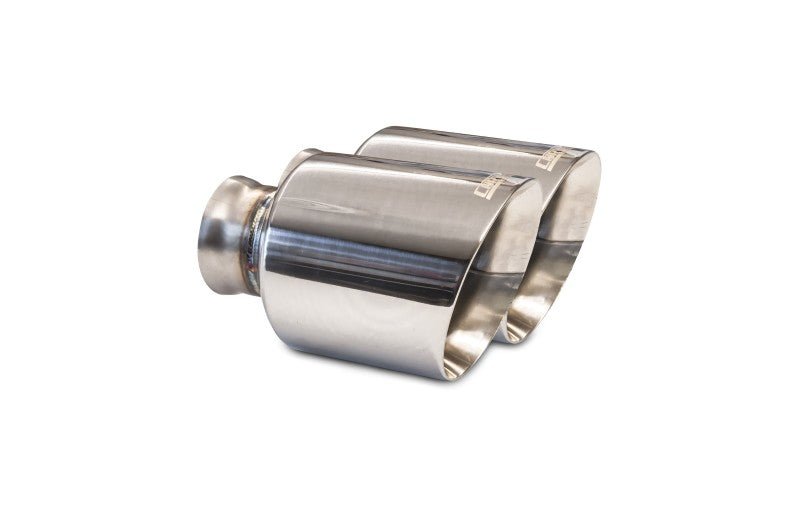 Carven 15-20 Dodge Charger V8 5.7L/6.2L/6.4L 5in. Exhaust Tip Replacement Set 304SS - Polished SS - Eastern Shore Retros
