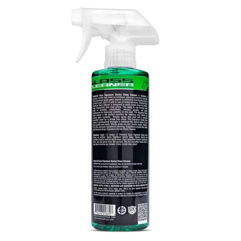 Chemical Guys Signature Series Glass Cleaner (Ammonia Free) -16oz - Eastern Shore Retros