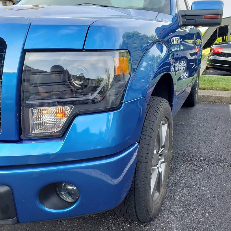 Chrome OEM HID Style Retrofit Headlights for Halogen Equipped Trucks only (2009-2014 F150) - Eastern Shore Retros