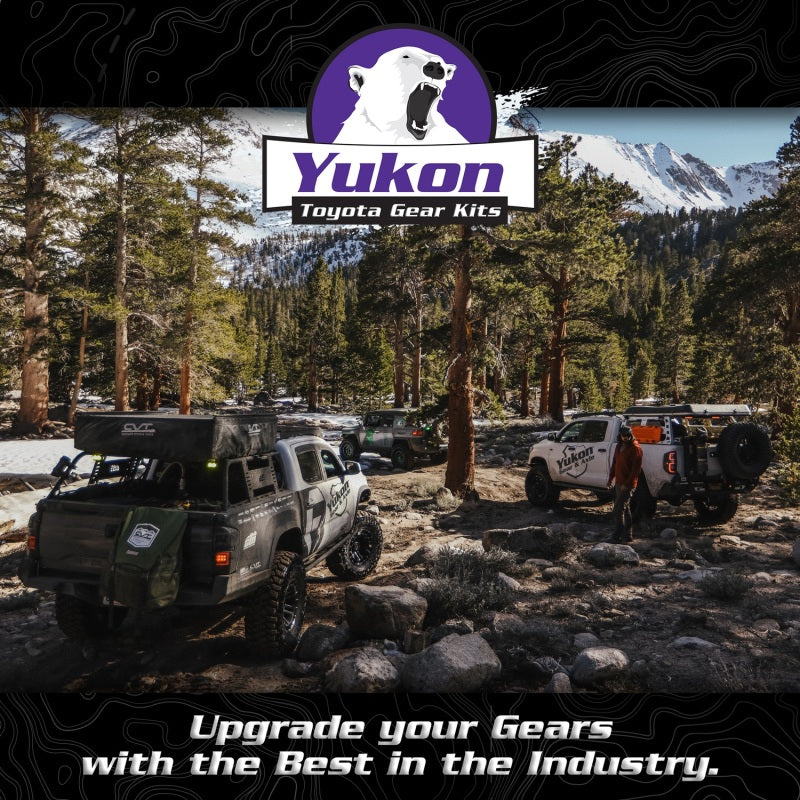 Yukon Ring & Pinion Gear Kit Front & Rear for Toyota 8.2/8IFS Diff (w/o Factory Locker) 4.56 Ratio