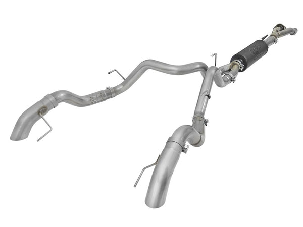 aFe MACH Force-Xp Cat-Back Exhaust w/Dual Hi-Tuck Tips 17-18 Ford F-150 Raptor V6-3.5L (tt)