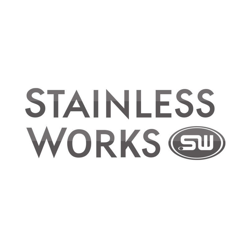 Stainless Works 1997-04 Corvette C5 2-1/2in Axleback Quad Rolled Edge Tips
