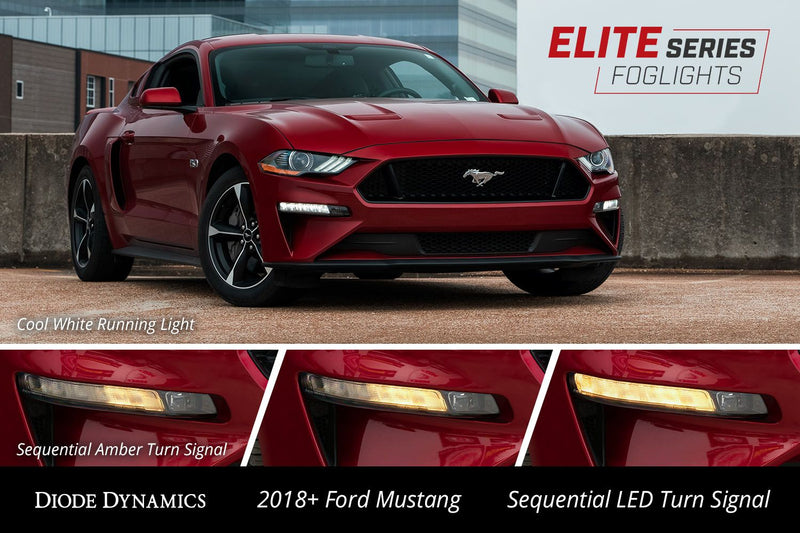 Elite Series Combination Fog Lamp for 2018-2021 Ford Mustang (pair) - Eastern Shore Retros
