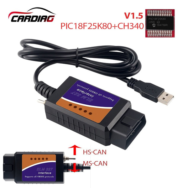 ELM327 for Ford USB/Wifi/Bluetooth FTDI PIC Chip Code Reader OBD2 Diagnostic Tool - Eastern Shore Retros