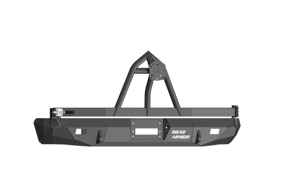 Road Armor 99-07 Ford Excursion Stealth Rear Winch Bumper w/Tire Carrier - Tex Blk