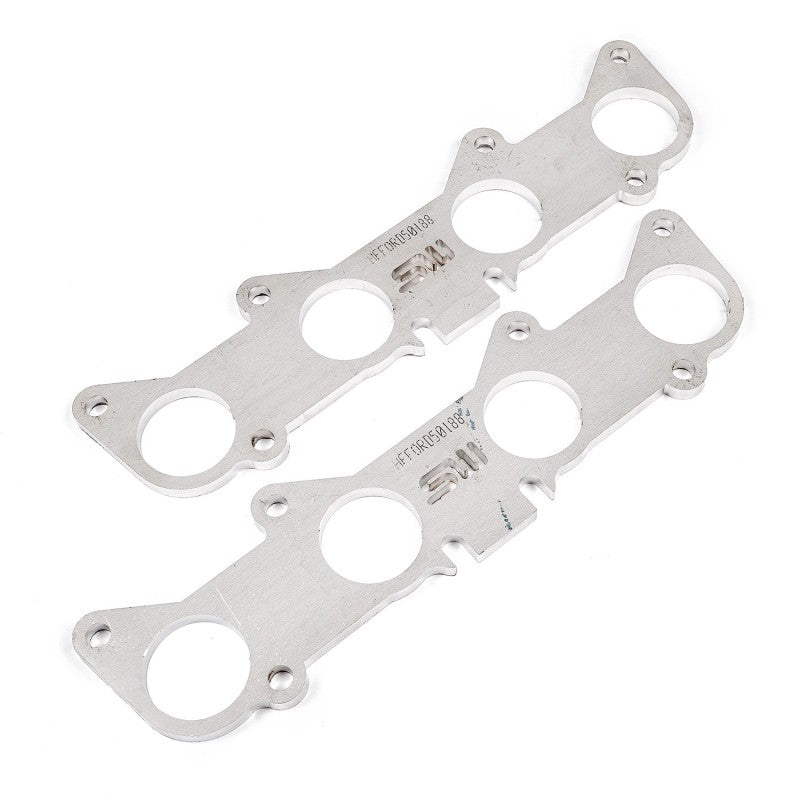 Stainless Works Ford 5.2L/5.0L Coyote Round Port Header 304SS Exhaust Flanges 1-3/4in Primaries