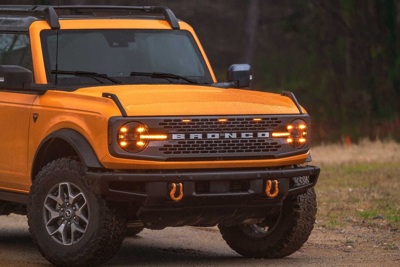 FORD BRONCO (21+): XB LED HEADLIGHTS (AMBER DRL) - Eastern Shore Retros