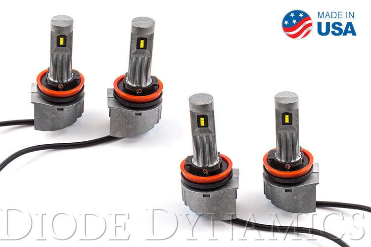 H11 SLF LED Yellow Set of 4 Diode Dynamics - Eastern Shore Retros