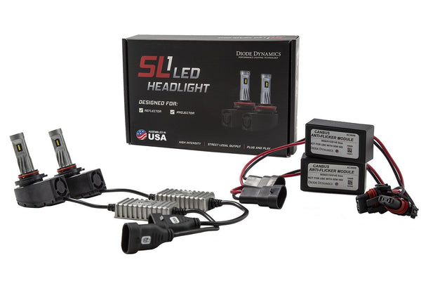 Hi/Lo Beam LED Headligt for 2016-2019 Dodge Charger Pair with AntiFlicker Modules Diode Dynamics - Eastern Shore Retros