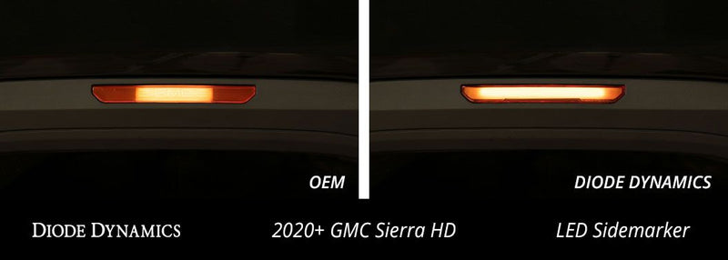 LED Sidemarkers for 2020-2021 GMC Sierra HD 2500/3500 (set) - Eastern Shore Retros
