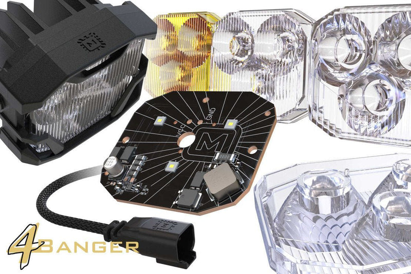 MORIMOTO 4BANGER LED FOG LIGHTS: TOYOTA 4RUNNER (14-22) - Eastern Shore Retros