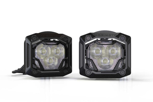 MORIMOTO 4BANGER LED PODS: FLUSH MOUNT - Eastern Shore Retros