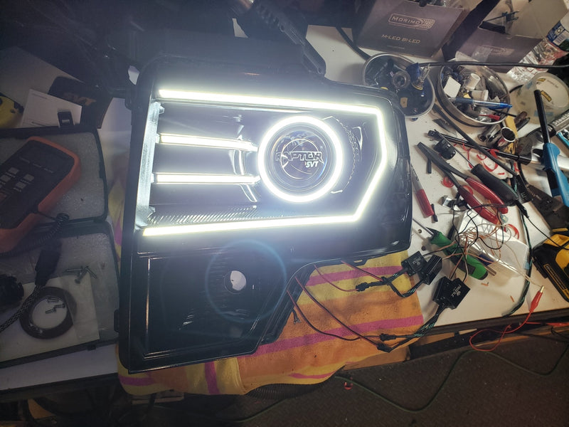 OEM HID SENT IN Retrofit Options with Projector Upgrade (2013-2014 F150) - Eastern Shore Retros