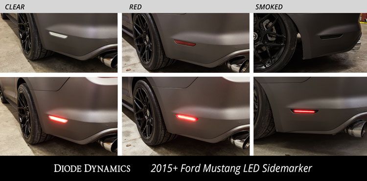 LED Sidemarkers for 2015-2023 Ford Mustang (pair)