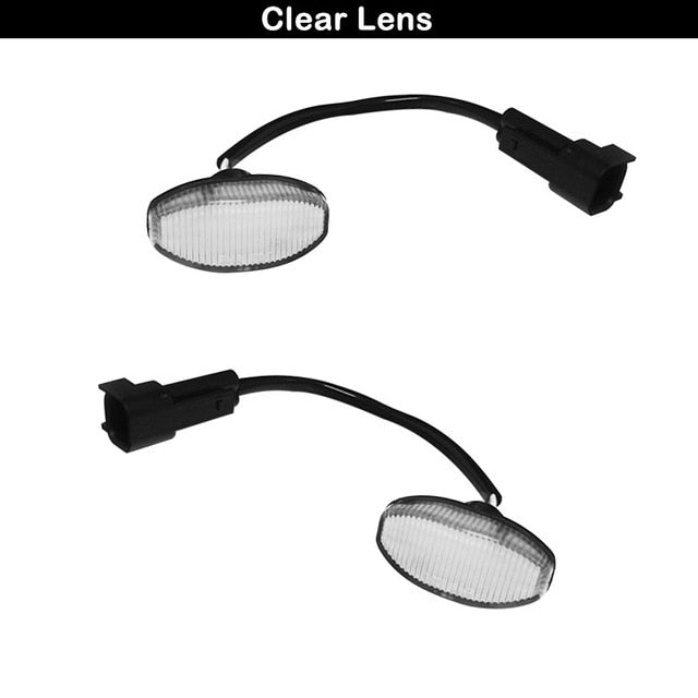 Smoked Lens Amber LED Front Side Marker Running Lights For 2010-2014 Ford Raptor - Eastern Shore Retros