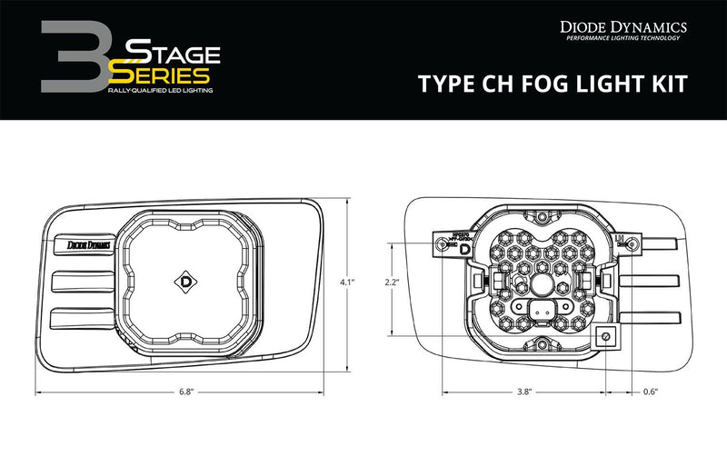 SS3 LED Fog Light Kit for 2007-2015 Chevrolet Silverado - Eastern Shore Retros