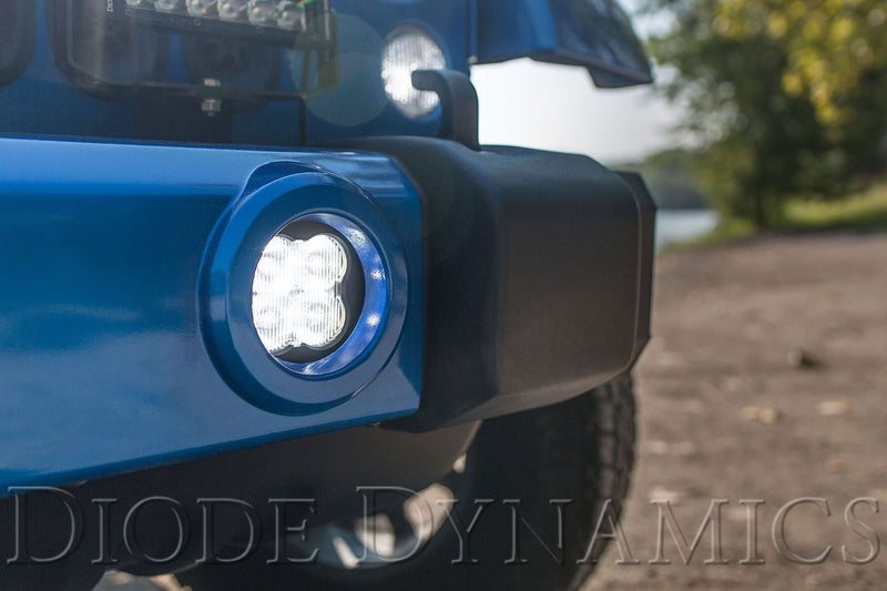 SS3 LED Fog Light Kit for 2007-2018 Jeep JK Wrangler 2020 Jeep Gladiator Overland/Rubicon (Sport Excluded) - Eastern Shore Retros