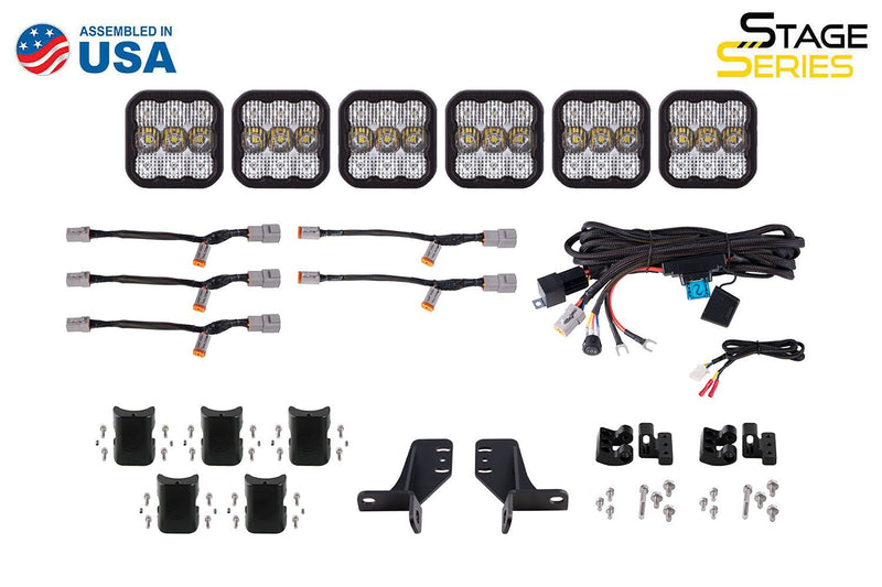 SS5 Grille CrossLink Lightbar Kit for 2021-2022 Ford Bronco (w/ Steel Bumper) - Eastern Shore Retros