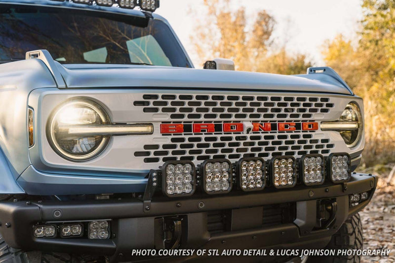 SS5 Grille CrossLink Lightbar Kit for 2021-2022 Ford Bronco (w/ Steel Bumper) - Eastern Shore Retros